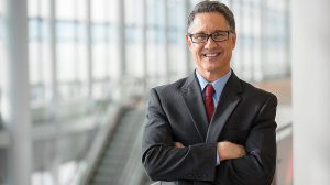 Portrait of a handsome CEO smiling